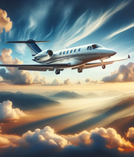 image-of-the-Cessna-Citation-Ascend-soaring-through-a-beautiful-sky